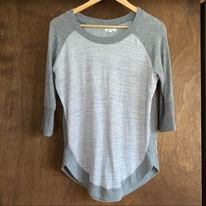 Gray Maurice’s women - 3/4 sleeve sweater - small - like new - super soft